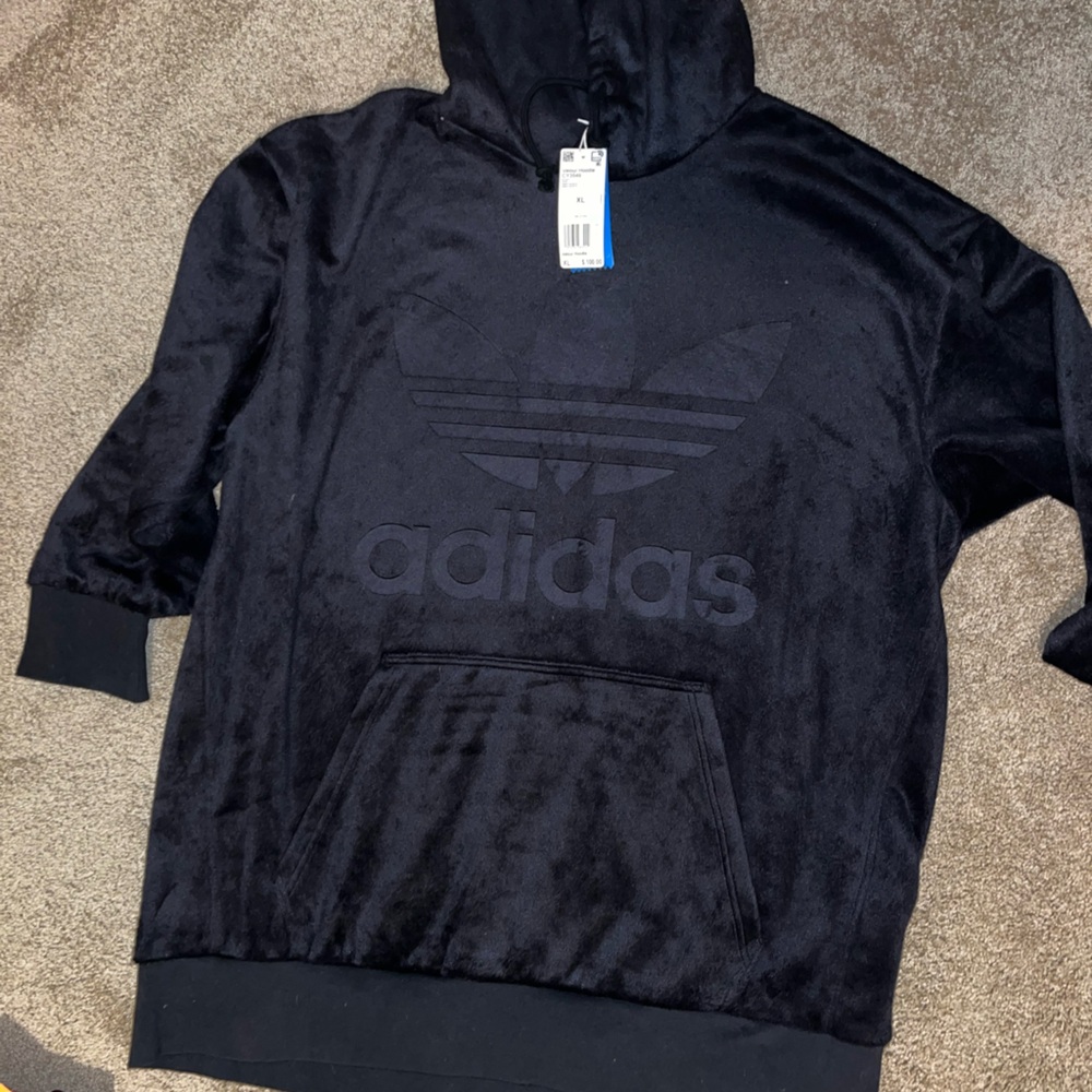 Adidas Women's Black Hoodie - Picture 4 of 7